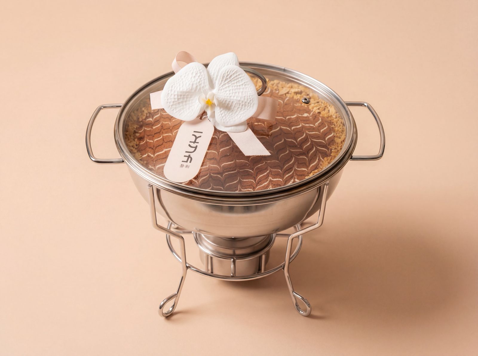 Chocolate Kunafa Cake