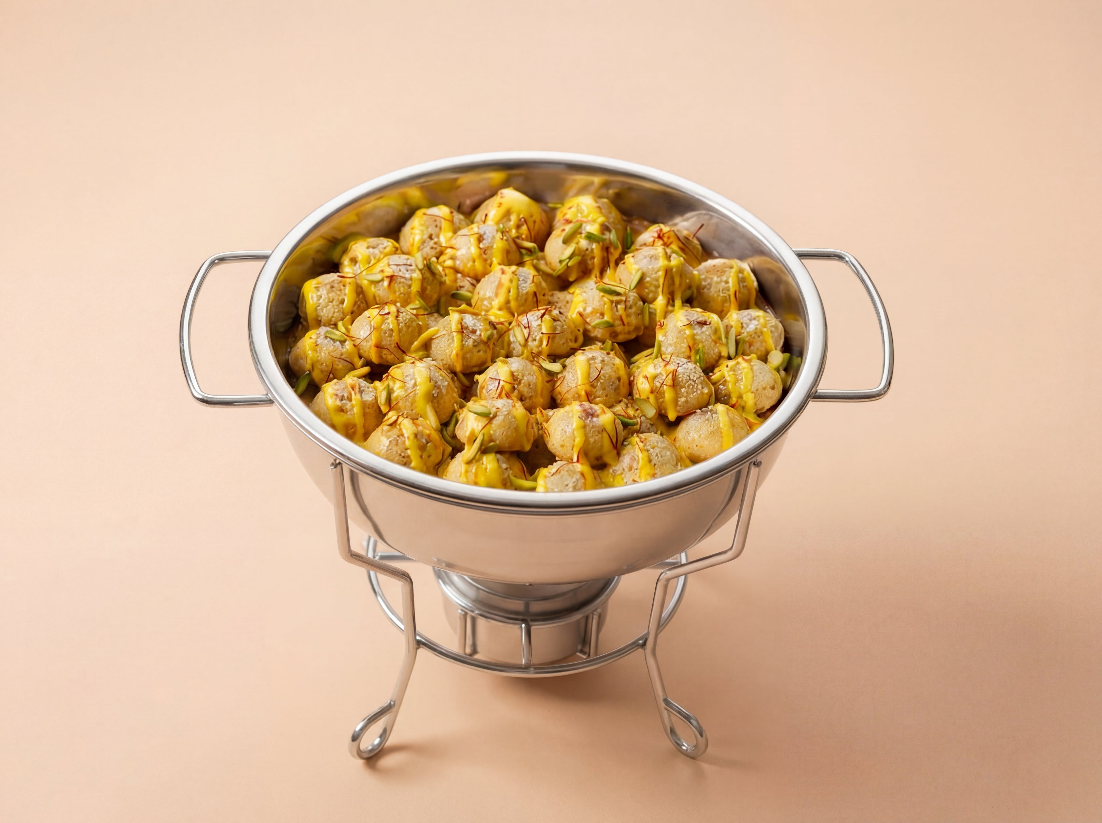 Ques Aqili with Saffron Cheese Cake