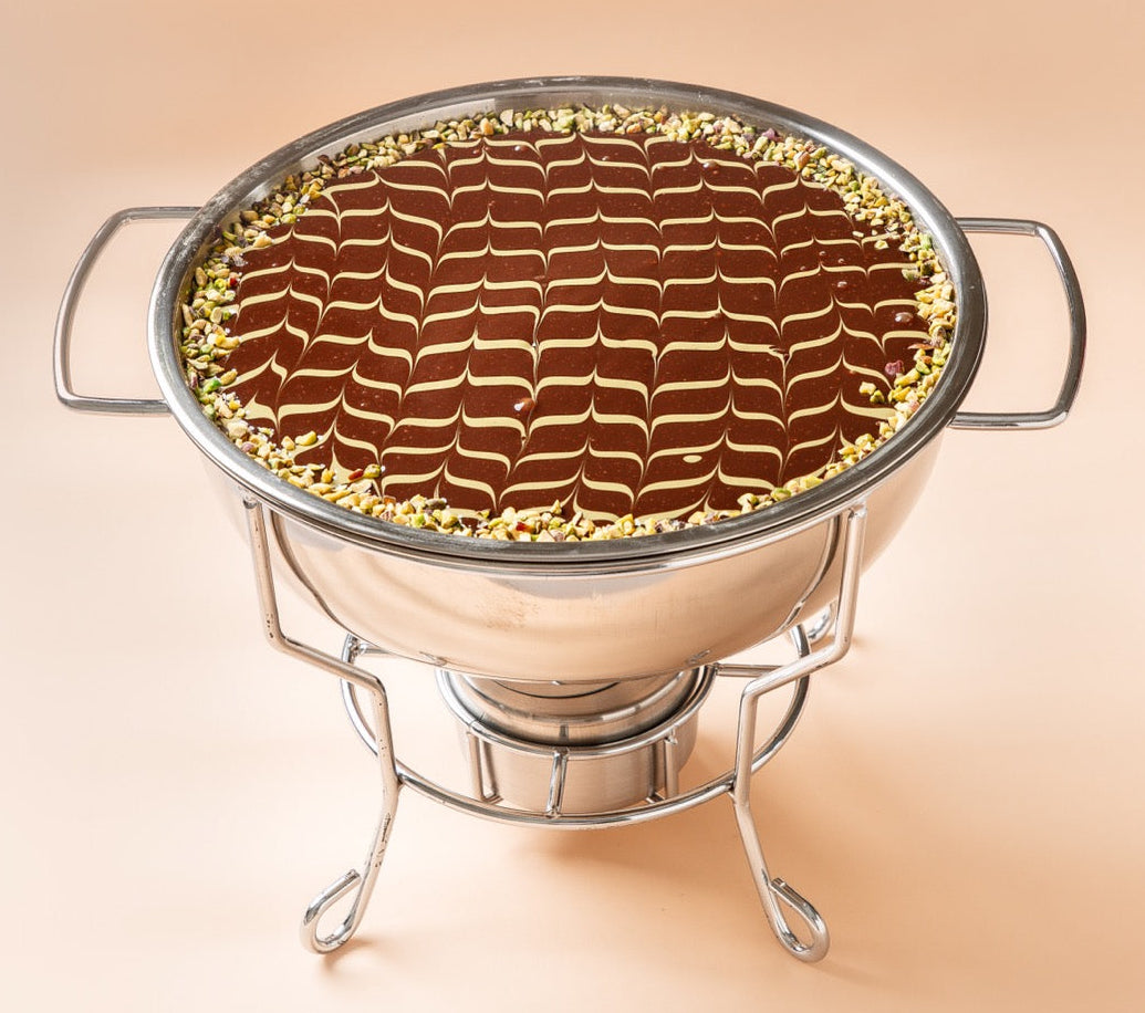Chocolate Kunafa Cake