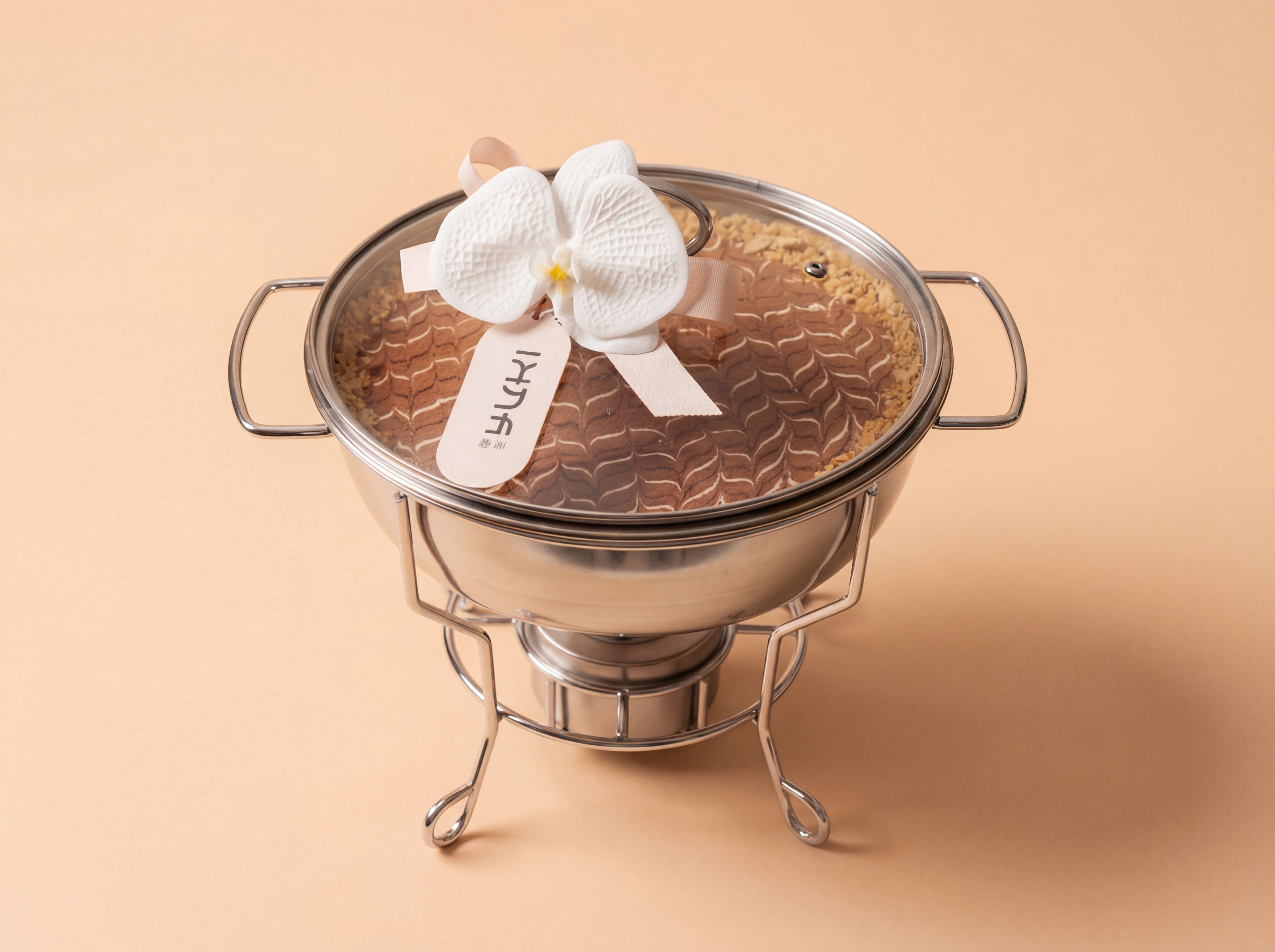 Chocolate harmony warm pudding